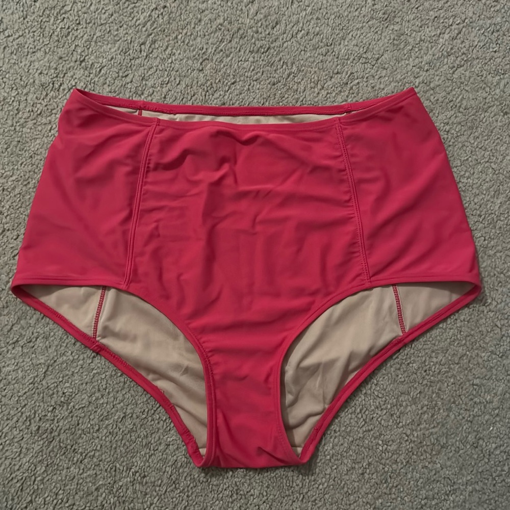 Kortni Jean high waisted bold fuchsia bottoms